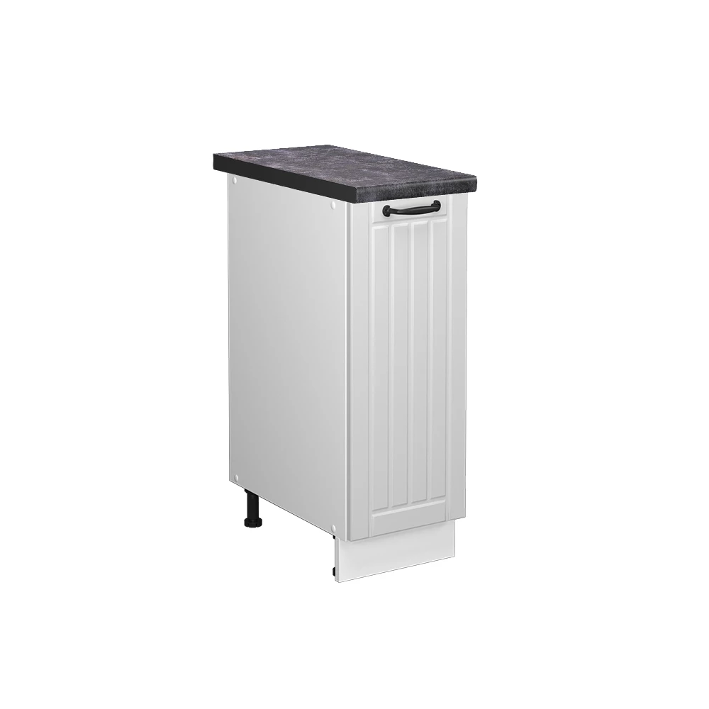Vicco Apotheekkast Wit Landhuis 30 cm , WB Antraciet, Fame-Line