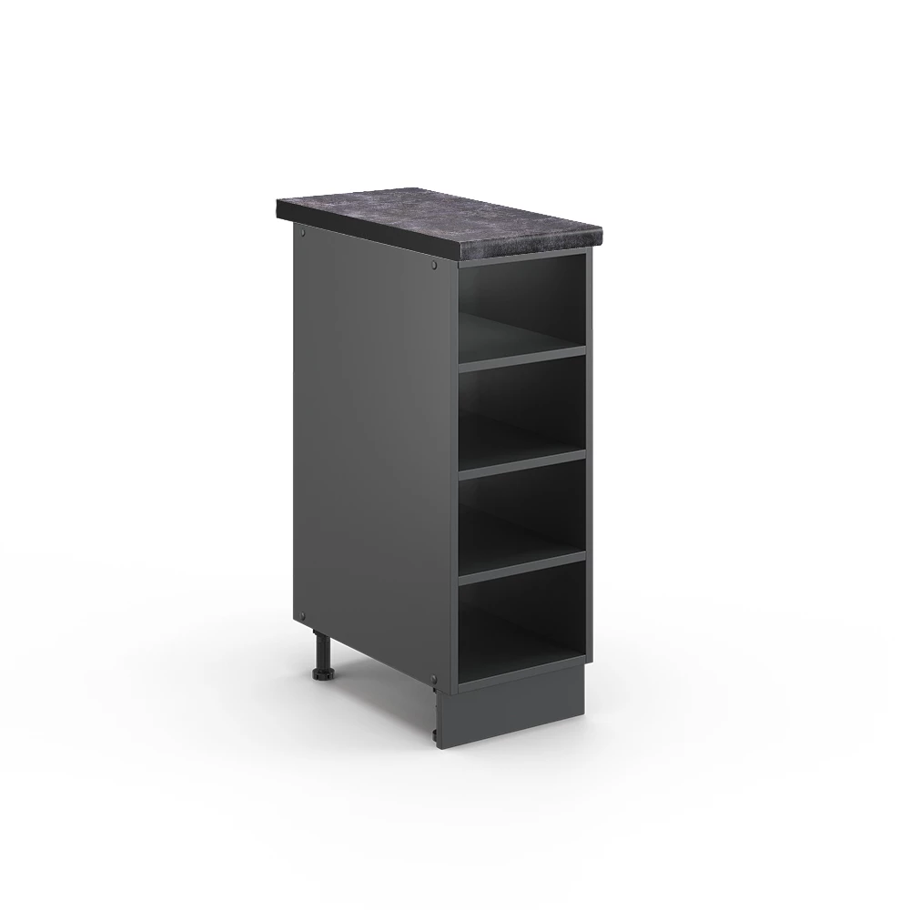 Vicco Keukenrek Antraciet 30 cm , WB Antraciet, Fame-Line