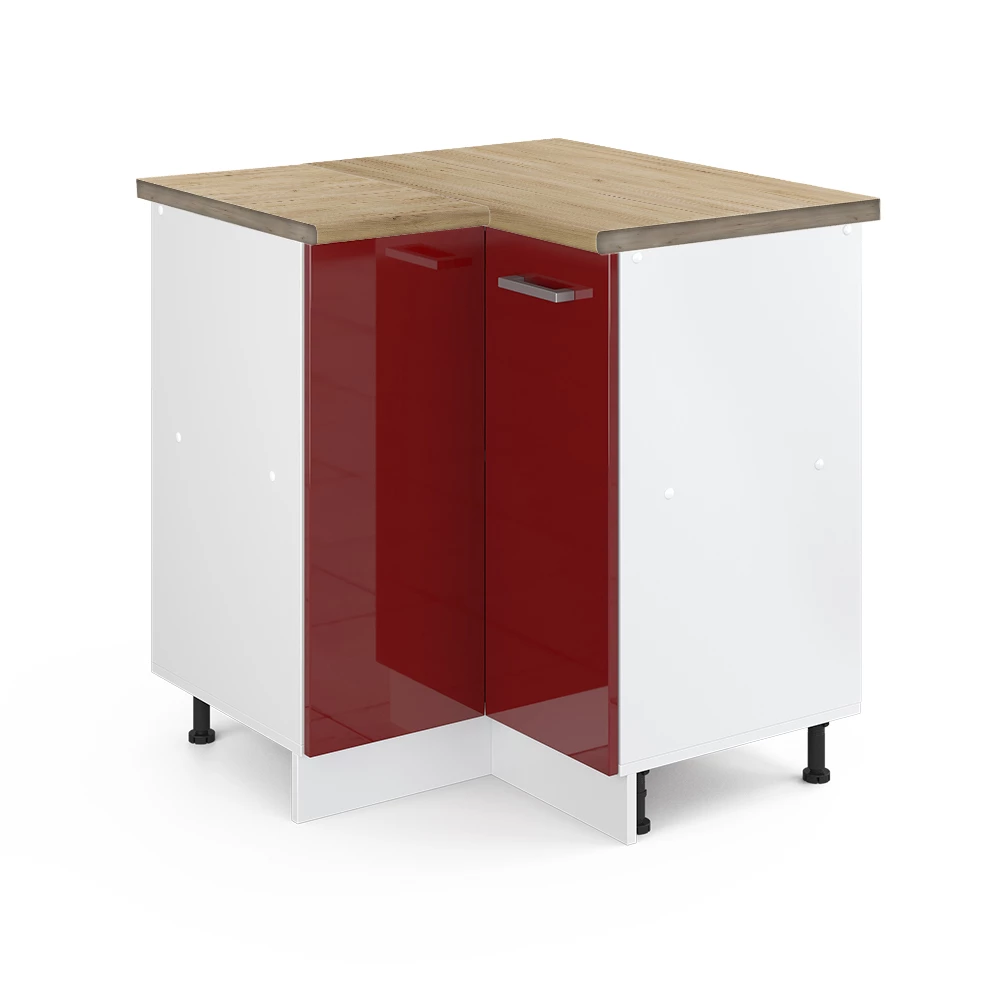 Vicco Kulmakaappi Bordeaux korkeakiilto 75.6cm, R-Line