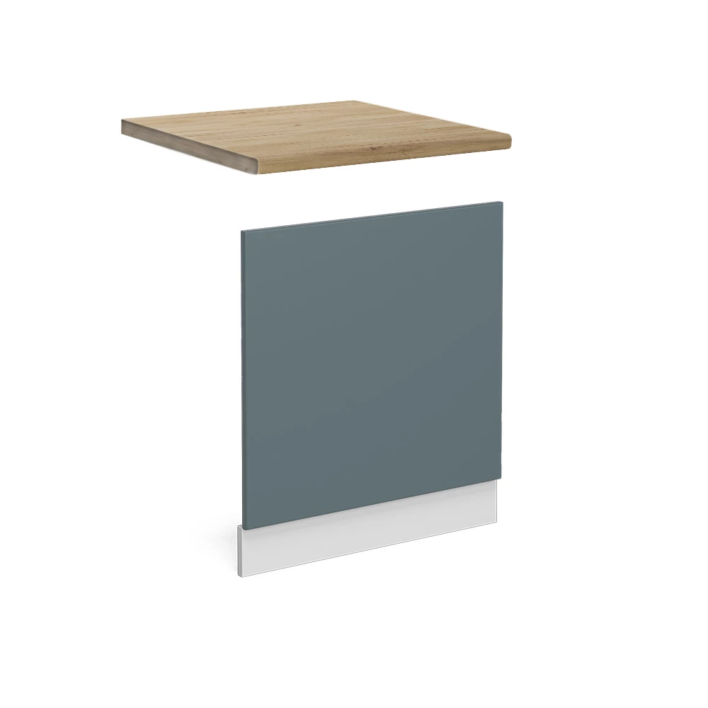 Frontblende R-Line Blau-Grau 60 cm , AP Eiche livinity®