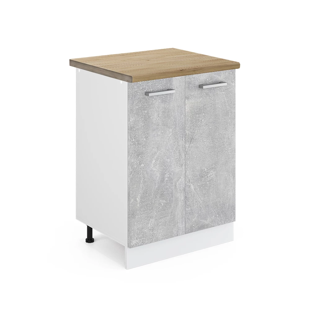 Vicco Dulap de bază pentru bucătărie beton 60cm, R-Line