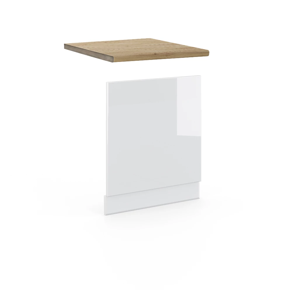 Pannello frontale in Bianco lucido su sfondo bianco