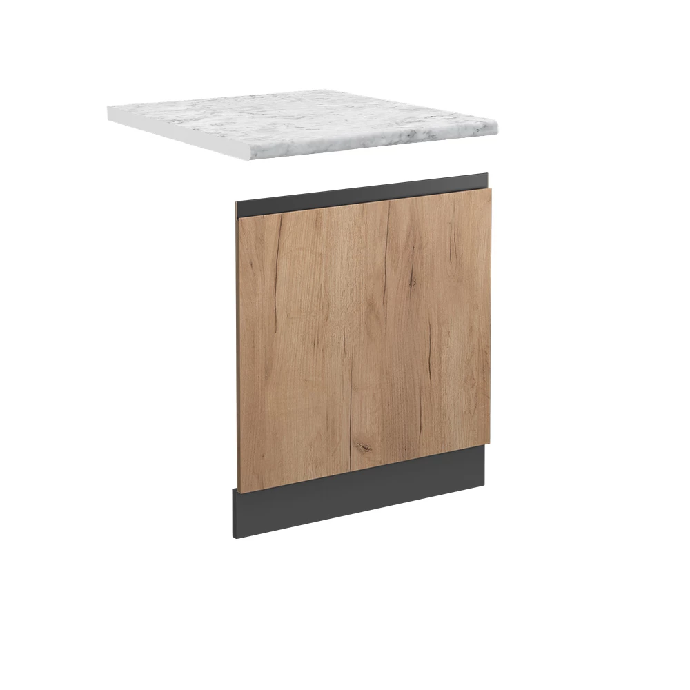 Painel frontal in Carvalho dourado on white background
