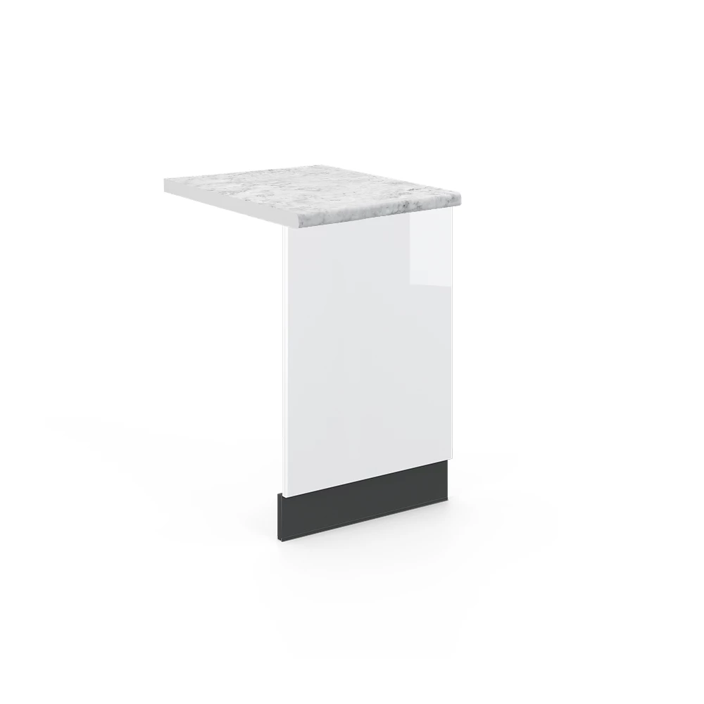 Vicco Etupaneeli Valkoinen korkeakiilto 45cm, Fame-Line
