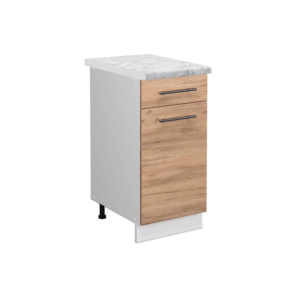 Vicco Dulap de bază pentru bucătărie Stejar Goldkraft 40cm, Fame-Line
