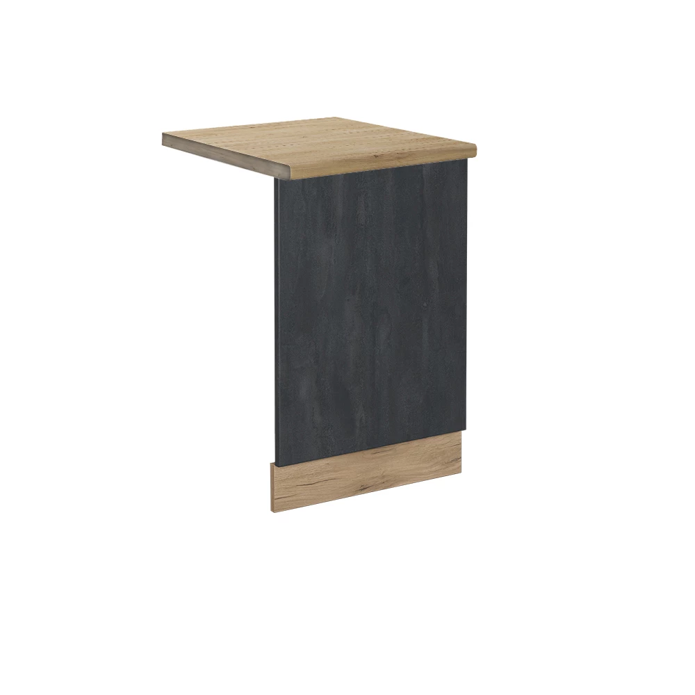 Vicco Sprednja plošča Črni beton 45 cm DP Hrast, R-Line