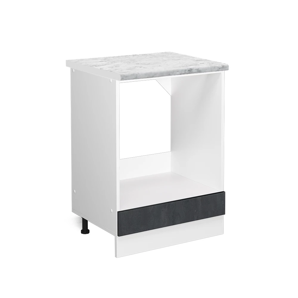 Vicco Uunin kotelokaappi Musta betoni 60cm, R-Line