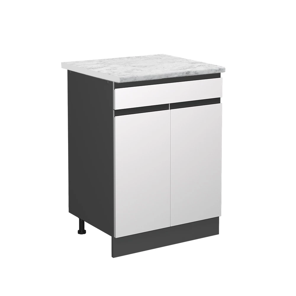 Mobiletto base per cucina in Bianco on white background