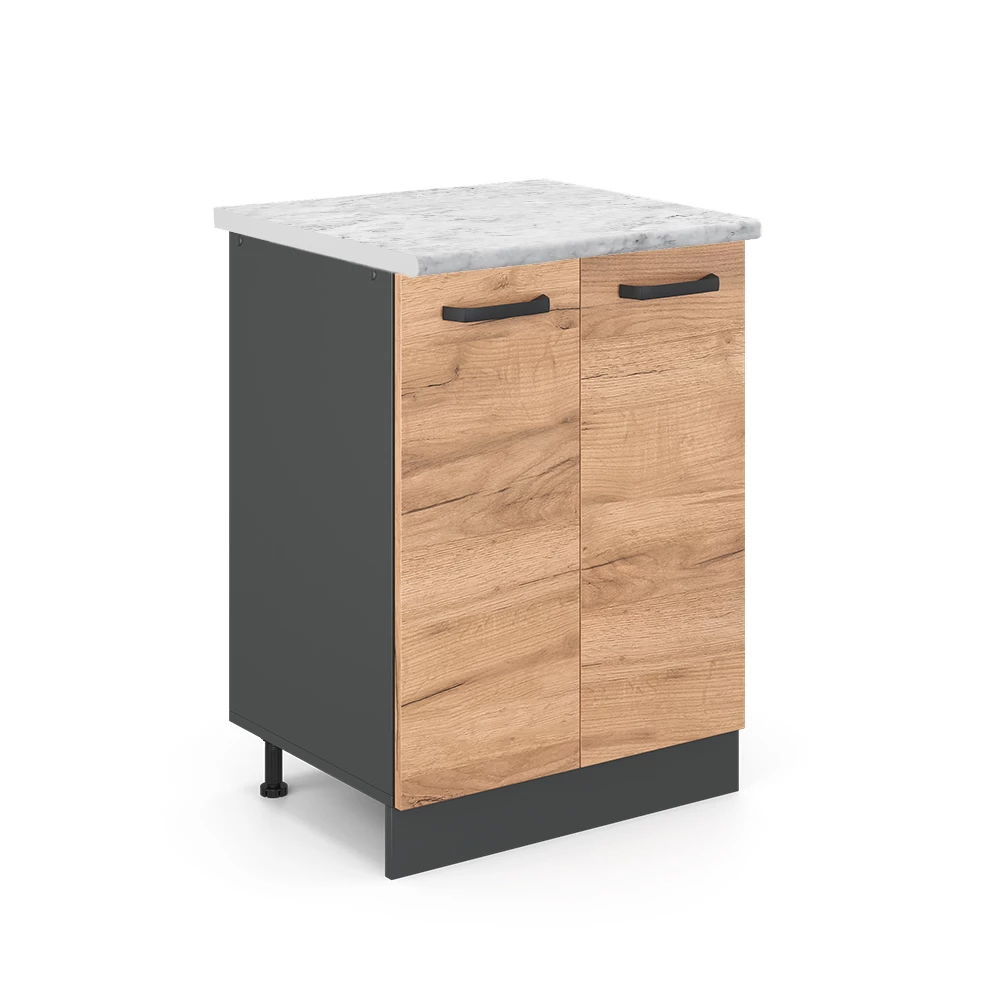 Vicco Dulap de bază pentru bucătărie Stejar Goldkraft 60cm, R-Line