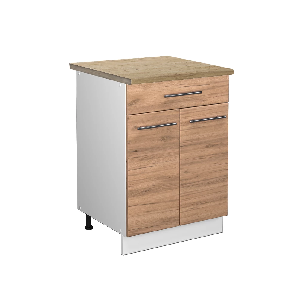 Vicco hrast Goldkraft 60 cm Sa ormarom, RP Hrast, Fame-Line