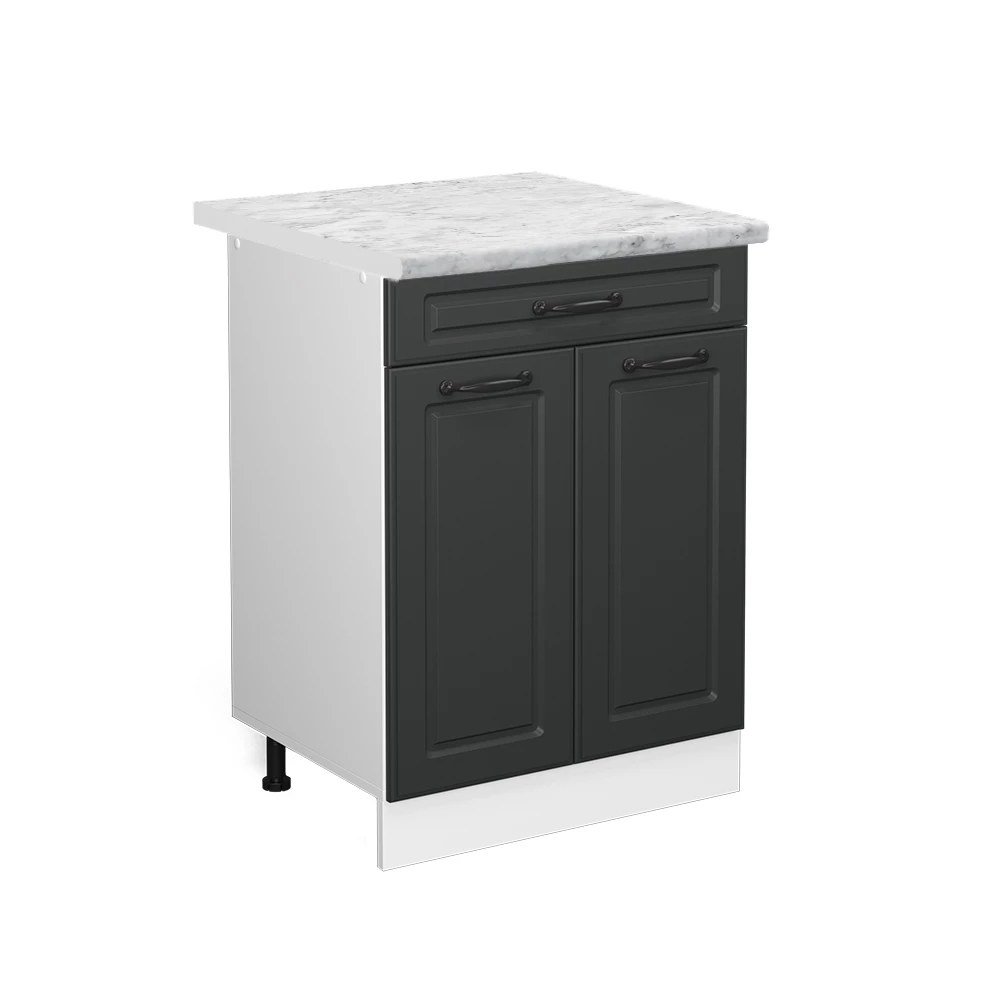 Vicco Dulap de bază pentru bucătărie Casă de țară antracit 60cm, R-Line