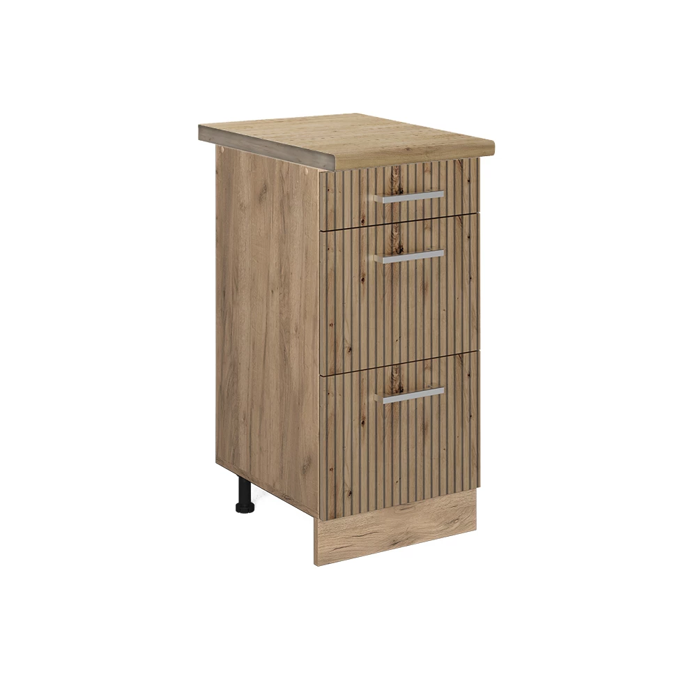Vicco Dulap de bază pentru bucătărie Stejar artizanal 40cm, R-Line