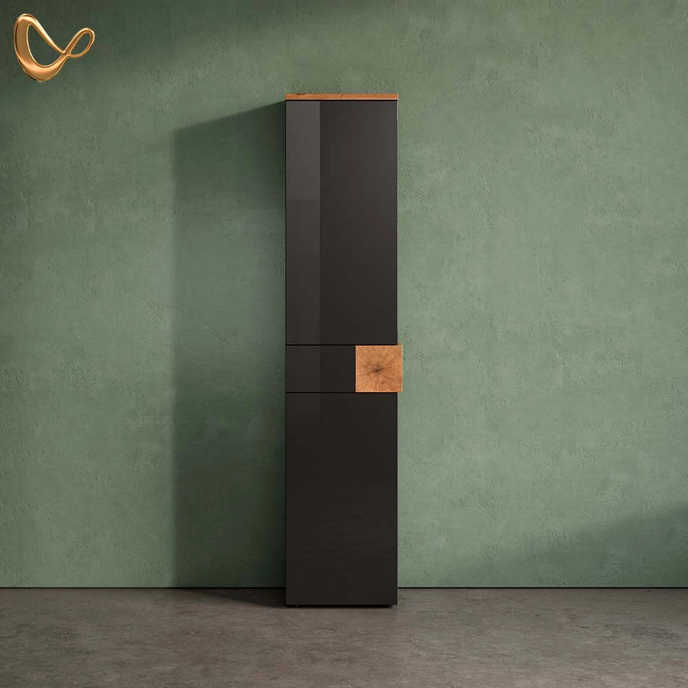 Badschrank Tanaro Anthrazit 40 x 184.2 cm livinity®