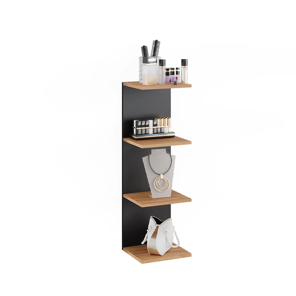 Vicco Wandregal Anthrazit 30 x 95 cm, Paolo