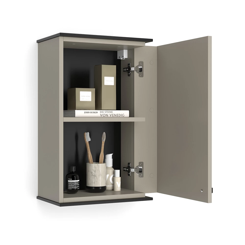 Vicco Badschrank Greige 37 x 60 cm, Joli