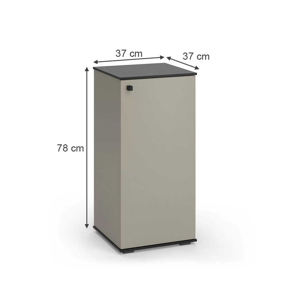 Vicco Midischrank Greige 37 x 78 cm, Joli