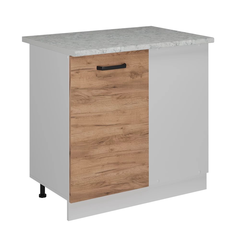 Joli Meuble D'Angle Doré Avec Volutes – Bon État – Hauteur 173 Cm