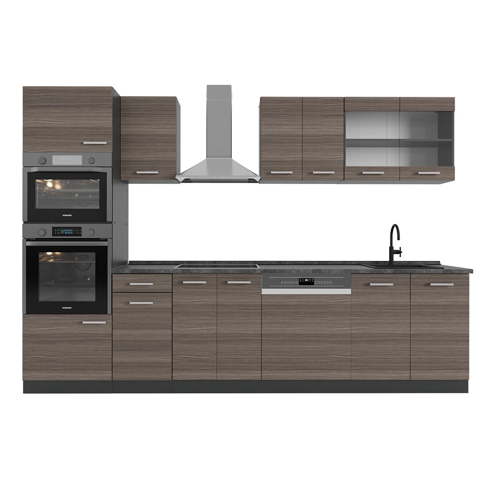 Kuchynský kút in Ušľachtilá sivá/antracitová on white background