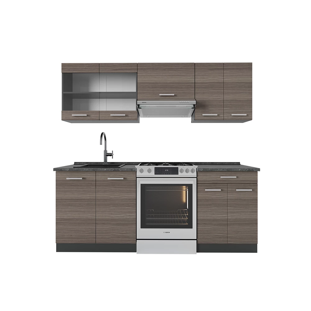 Kuchynský kút in Ušľachtilá sivá/antracitová on white background