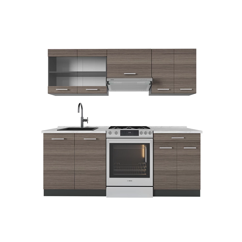 Kuchynský kút in Ušľachtilá sivá/antracitová on white background