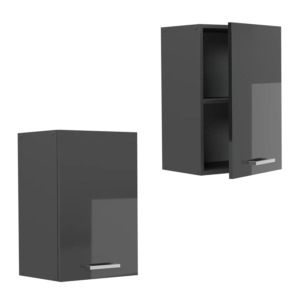 Hangkast R-Line Antraciet Hoogglans 40 cm Vicco