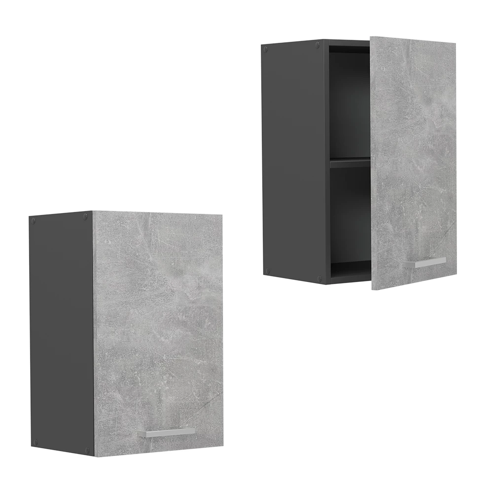 Hängeschrank R-Line Beton/Anthrazit 40 cm Vicco