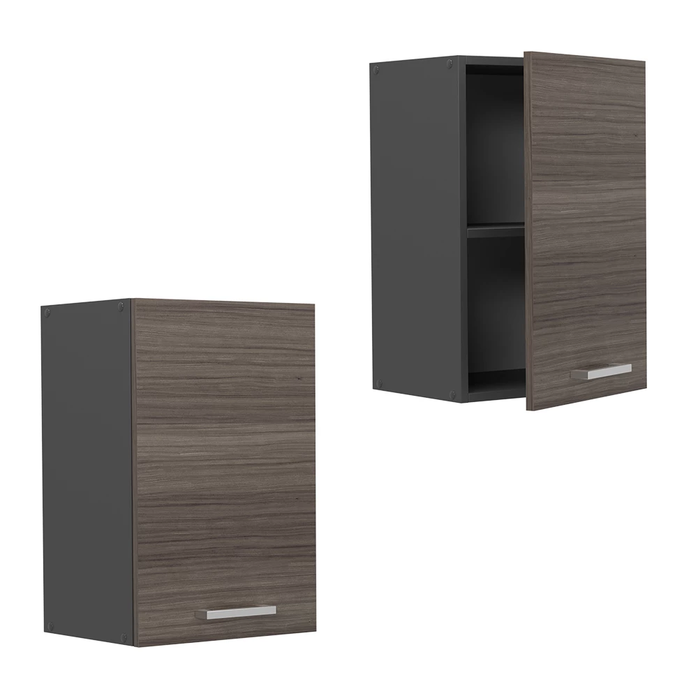 Hangkast R-Line Edel grijs/Antraciet 40 cm Vicco