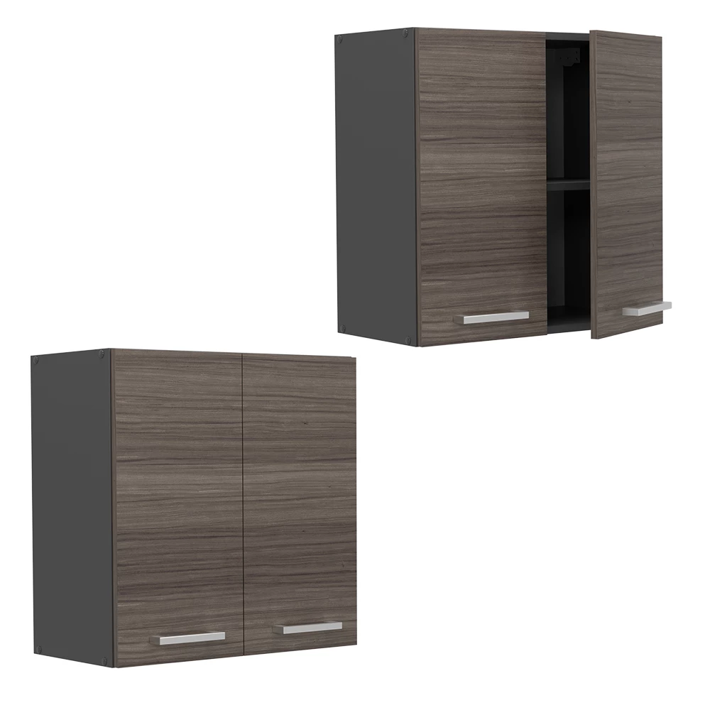 Hangkast R-Line Edel grijs/Antraciet 60 cm Vicco