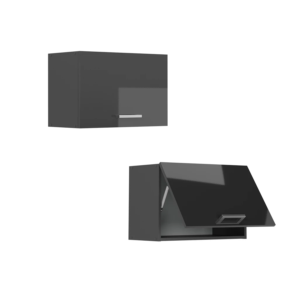 Hangkast R-Line Antraciet Hoogglans 60 cm Plat Vicco