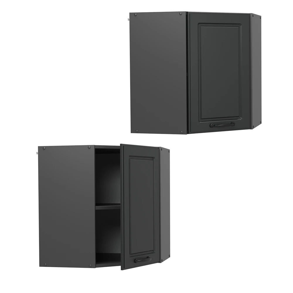 Hoek hangkast R-Line Antraciet landelijk/Antraciet 57 cm Vicco