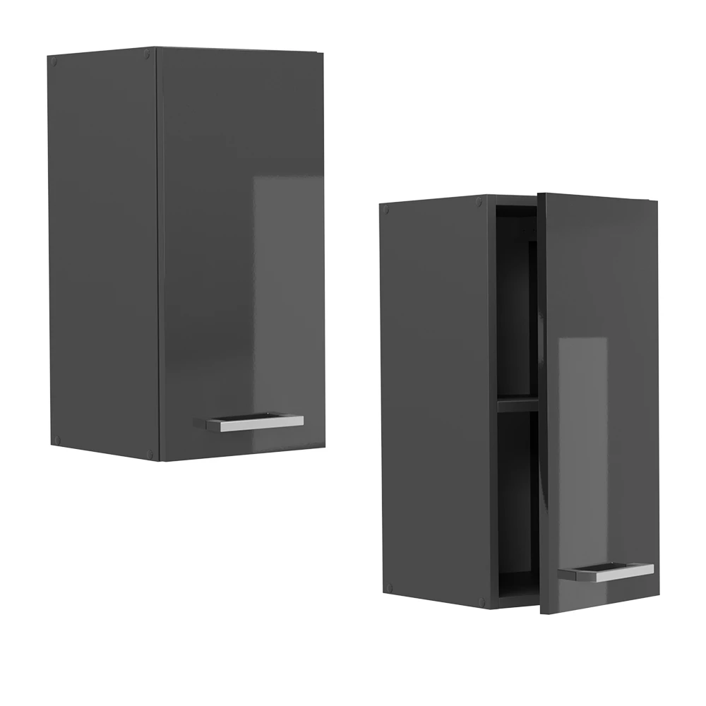 Hangkast R-Line Antraciet Hoogglans 30 cm Vicco
