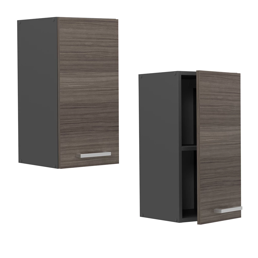 Hangkast R-Line Edel grijs/Antraciet 30 cm Vicco