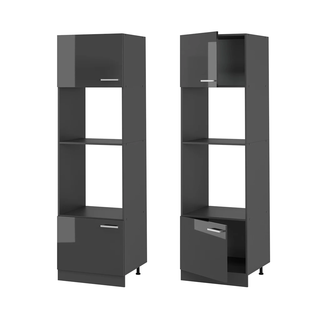 Magnetronkast R-Line Antraciet Hoogglans 60 cm Vicco