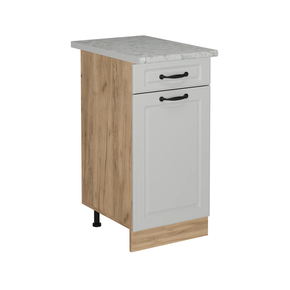 Keukenonderkast in Wit Landhuis on white background