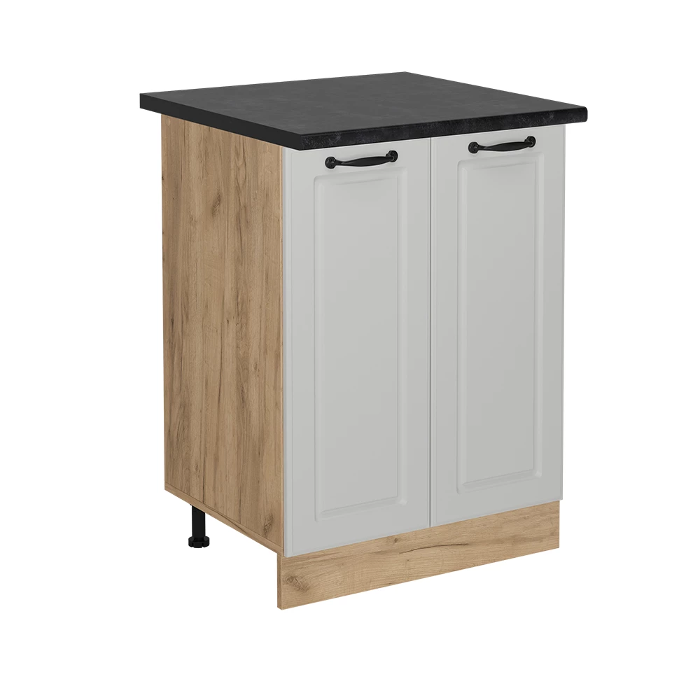 Keukenonderkast in Wit Landhuis on white background