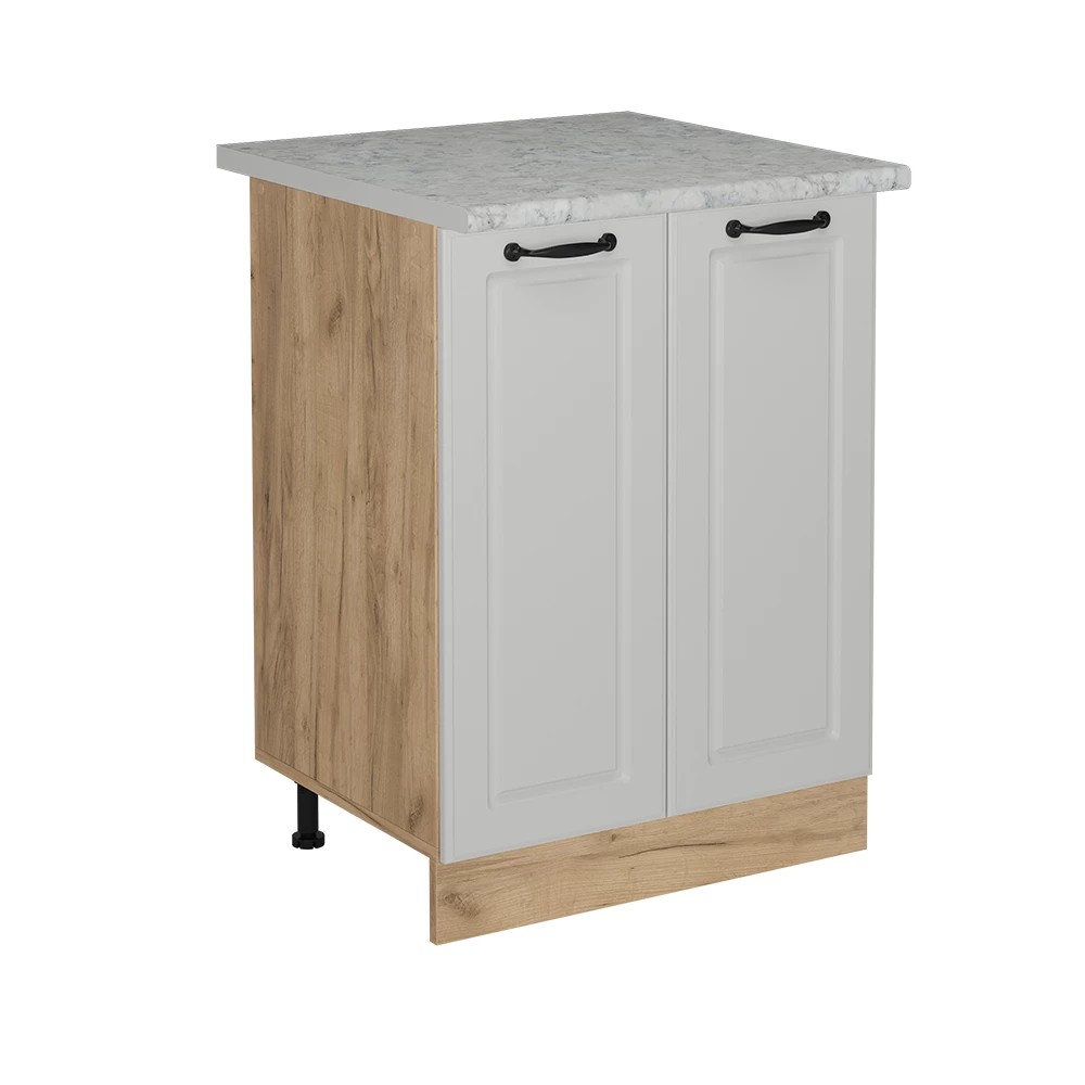 Keukenonderkast in Wit Landhuis on white background