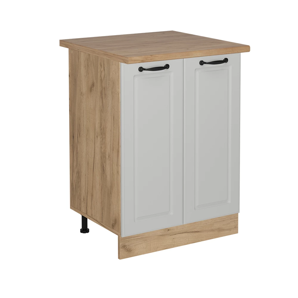 Keukenonderkast in Wit Landhuis on white background