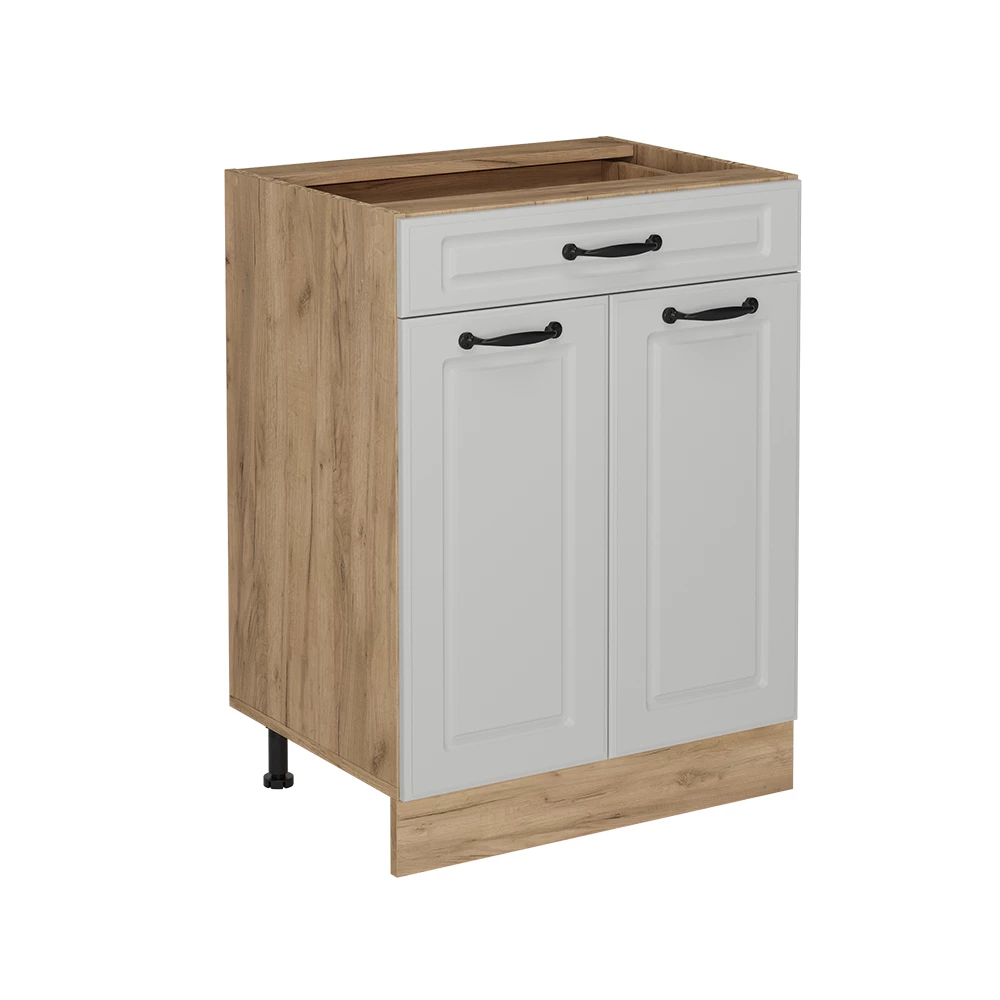Keukenonderkast in Wit Landhuis on white background