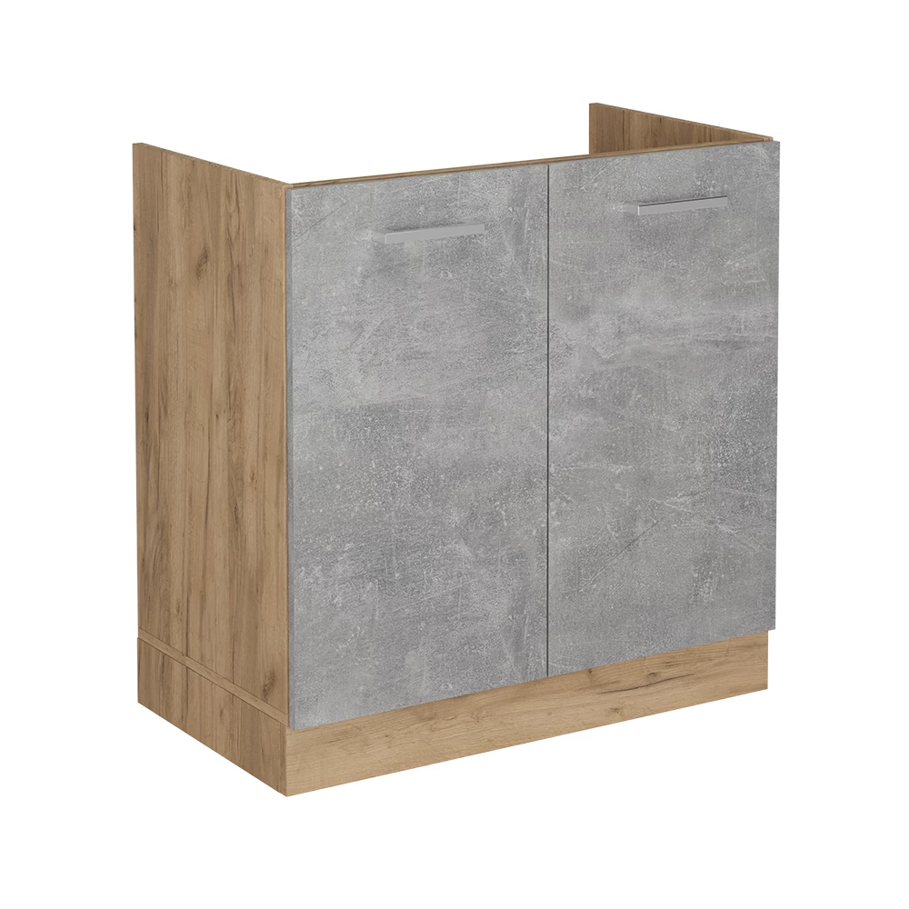 Wastafelkast in Beton on white background