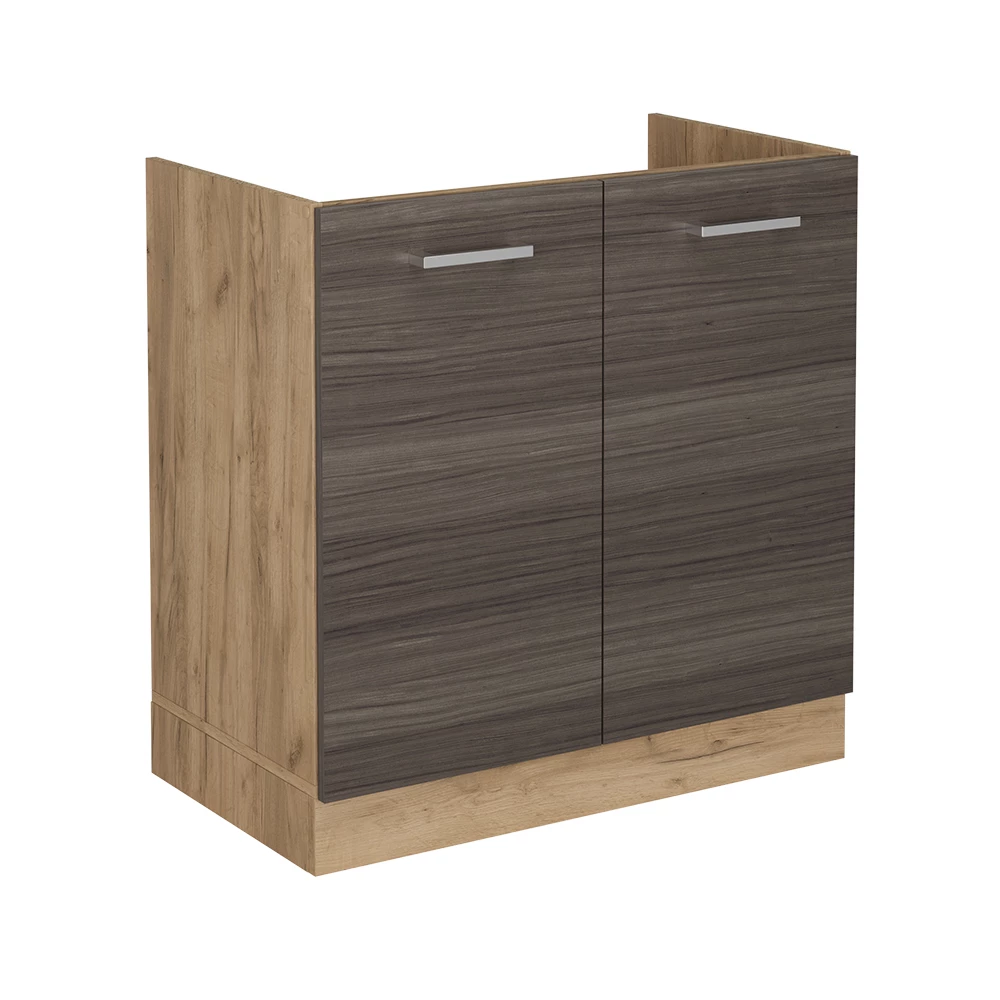 Sink base cabinet R-Line Noble gray 80 cm without worktop Vicco | Noble ...