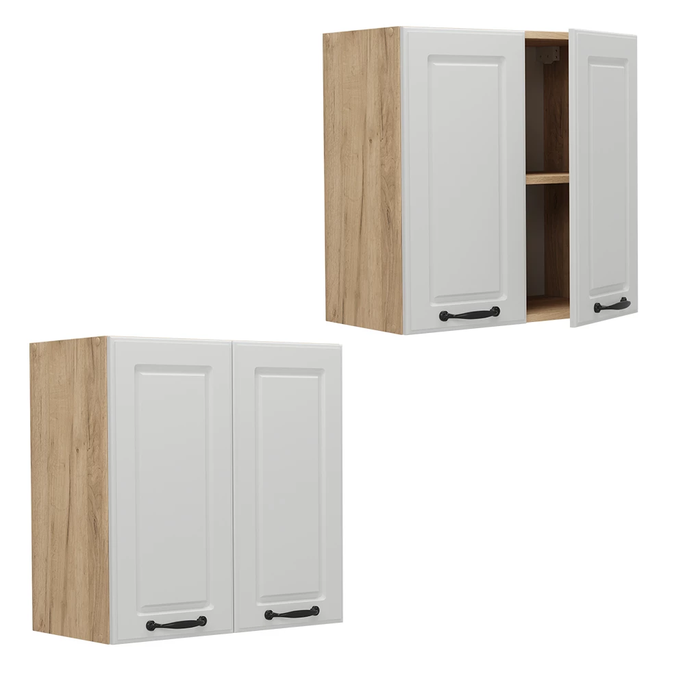 Vicco Hangkast Wit Hoogglans 30 cm, R-Line | Wit Hoogglans | Wandkast