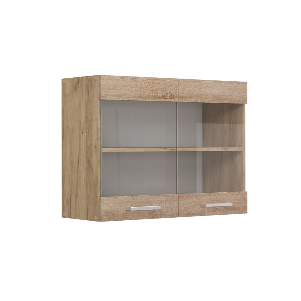 Vicco Küchenglashängeschrank Sonoma 80 cm, R-Line