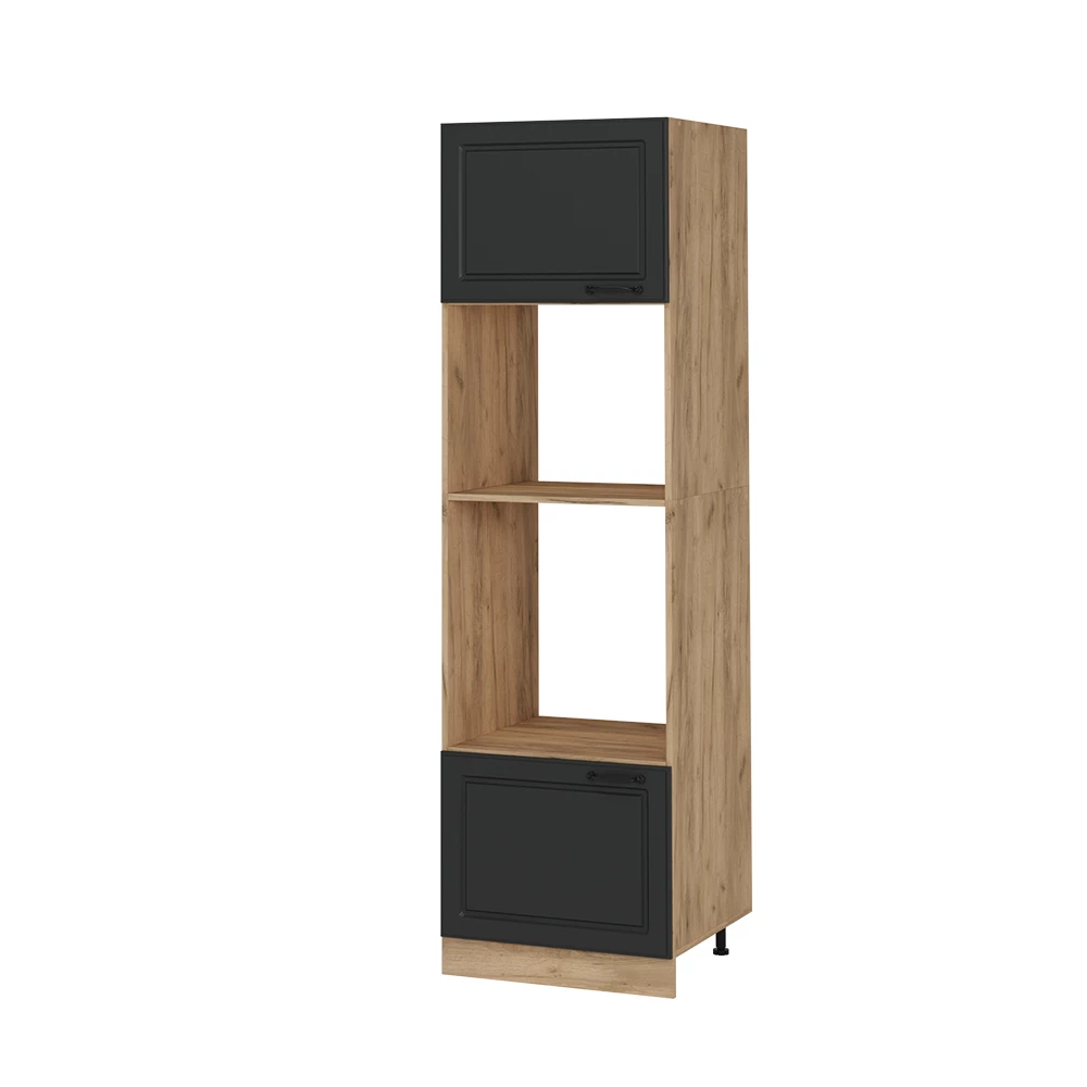 Vicco Armário para micro-ondas Casa de campo antracite 60cm, R-Line