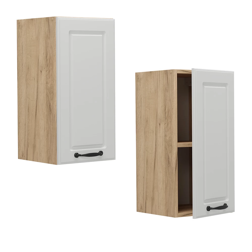 Hangkast R-Line Wit Landhuis 30 cm Vicco