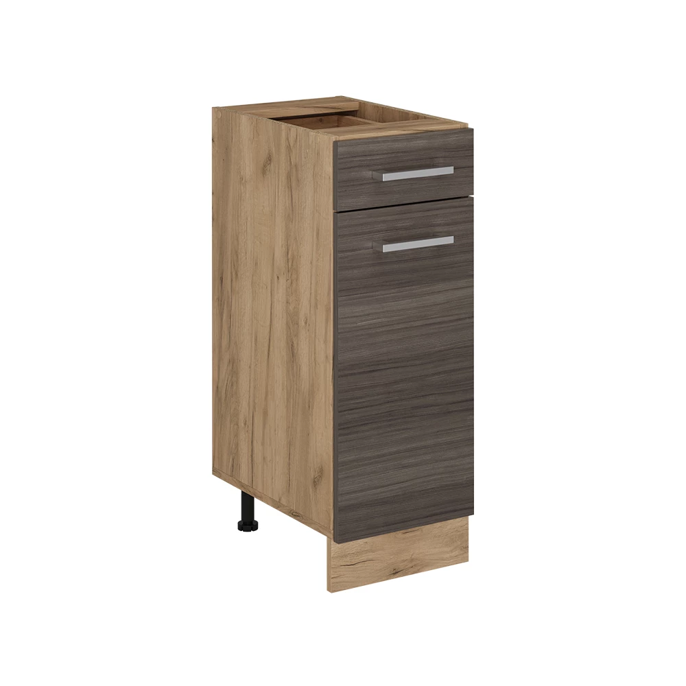 Vicco Spodnja omarica za kuhinjo Žlahtna siva 30 cm brez delovne plošče, R-Line