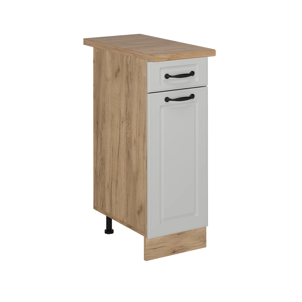 Keukenonderkast in Wit Landhuis on white background