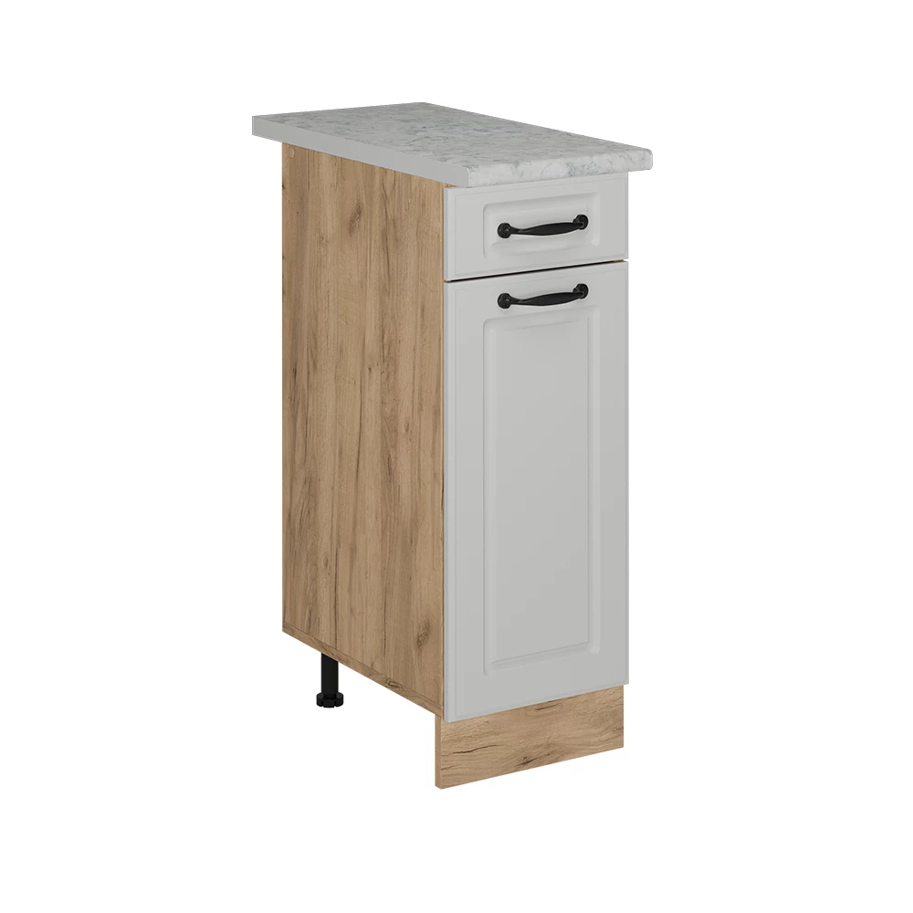 Keukenonderkast in Wit Landhuis on white background