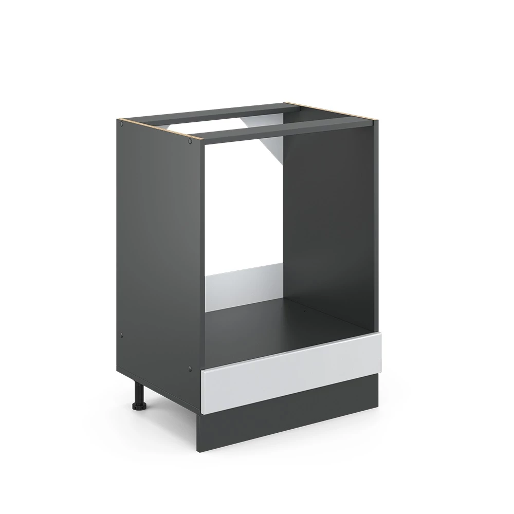 Vicco Armário para forno Casa de campo branca 60cm, R-Line