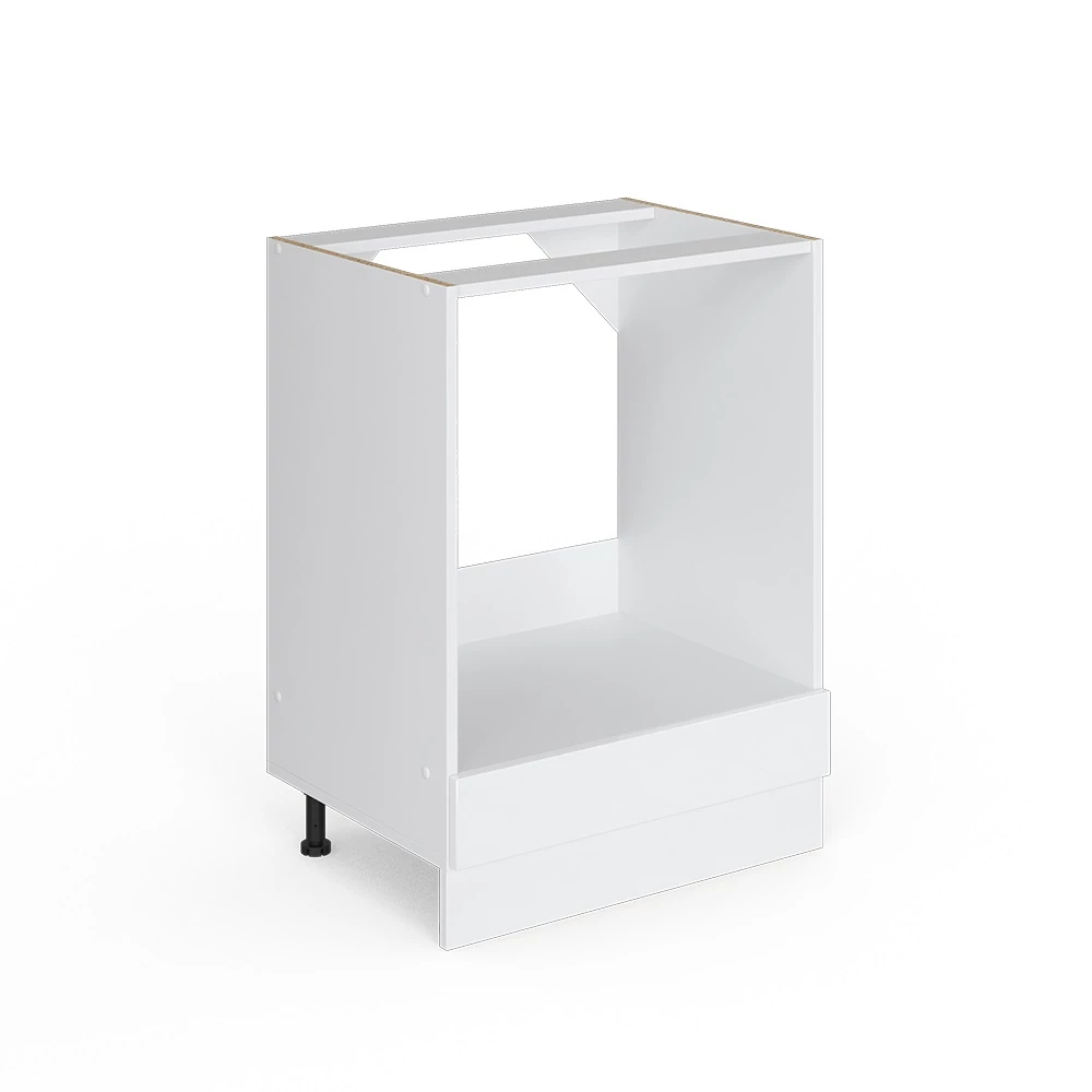 Vicco Armário para forno Branco alto brilho 60cm, R-Line