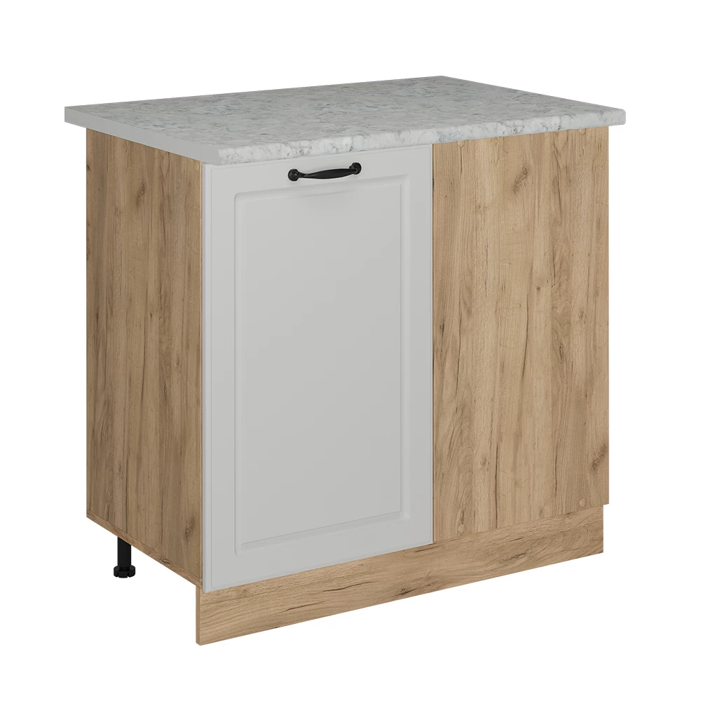 Hoekkast in Wit Landhuis on white background